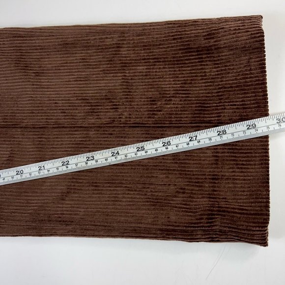 Peter Christian Mens Straight Leg Pants Brown Corduroy Pockets Pleated 38x29 New - Picture 4 of 12